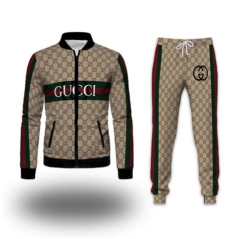 summer gucci tracksuit|gucci tracksuits for men.